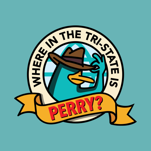 Where in the Tri-State is Perry? (Teal) by jepegdesign
