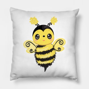 Cute Fuzzy Wuzzy Bumblebee Pillow