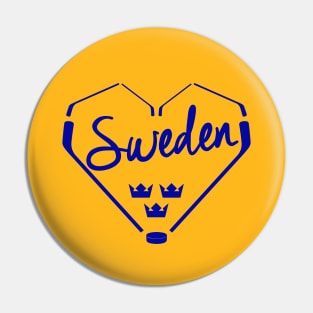 Heart of Sweden Pin