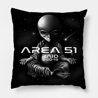 Area 51 Raid / Buddha Alien Pillow