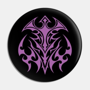 CUSTOM SYM.TRIBAL STYLE DESIGN #1-LIGHT VIOLET MAGENTA-10-29-22 Pin