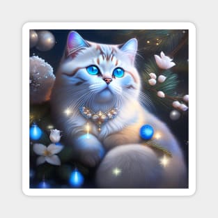 Holiday British Shorthair Magnet