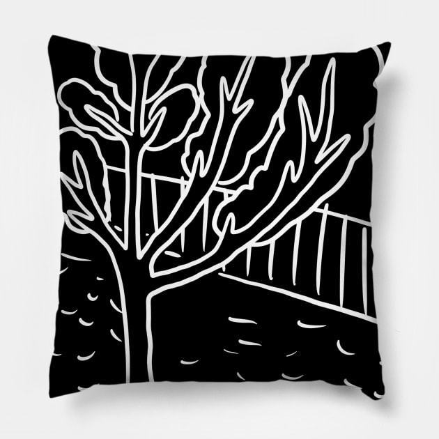 Peach Tree Deux Pillow by MagnumOpus