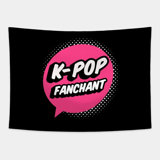 K-POP Fanchant shout out your love for Kpop on Black Tapestry by WhatTheKpop