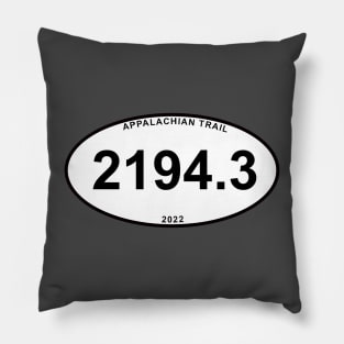 Appalachian Trail Mileage 2022 Pillow