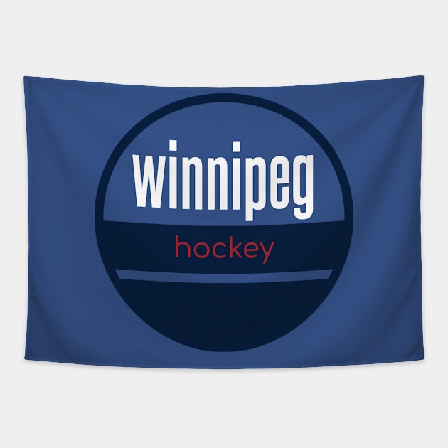 winnipeg jets hockey Tapestry by BVHstudio