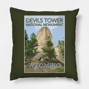 Devils Tower Pillow