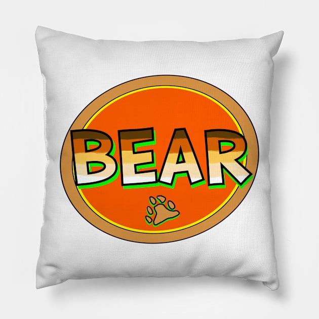 Bear Pillow by Retro-Matic