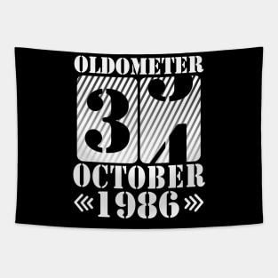 Oldometer 34 Years Old Was Born In October 1986 Happy Birthday To Me You Father Mother Son Daughter Tapestry