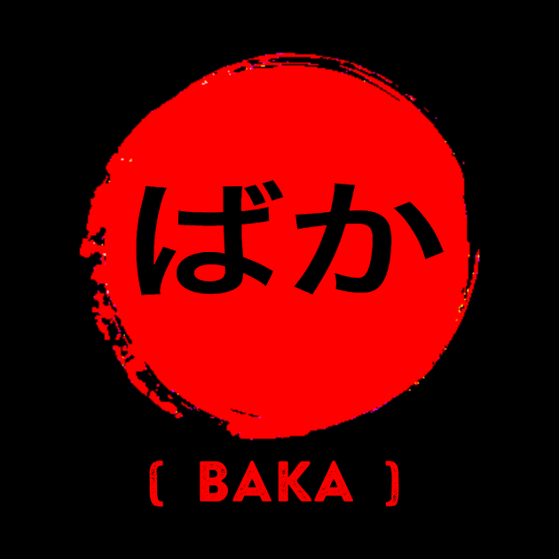 Baka Japanese Characters by ballhard