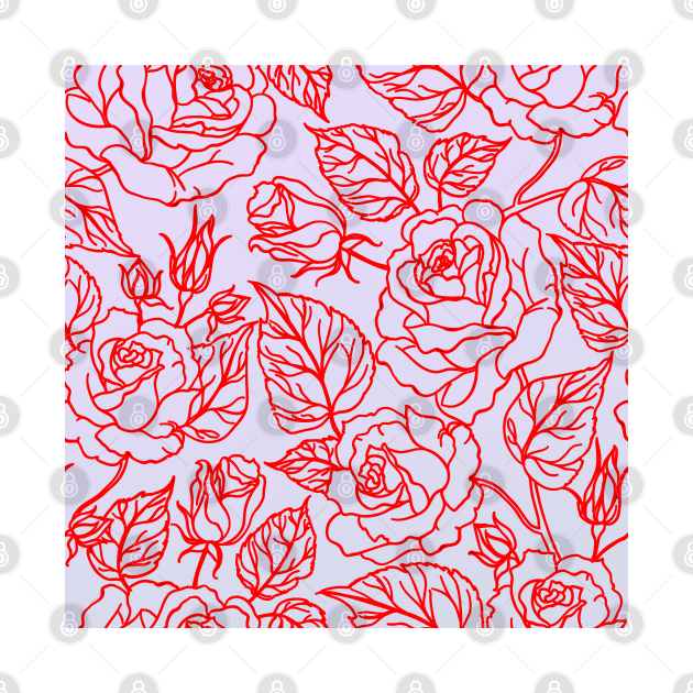 Flower rose design style by PowerD