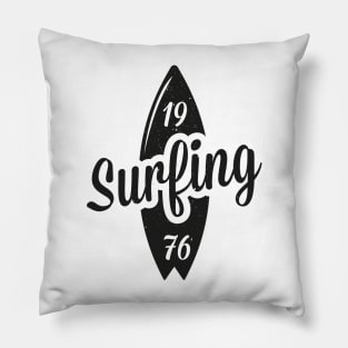 Surfing 1976 Pillow