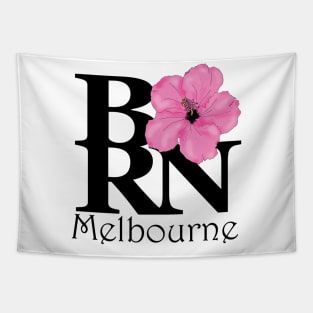 BORN Melborne Pink Hibiscs Tapestry