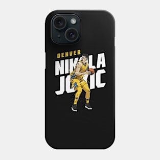 Nikola Jokic Denver Post Up Phone Case