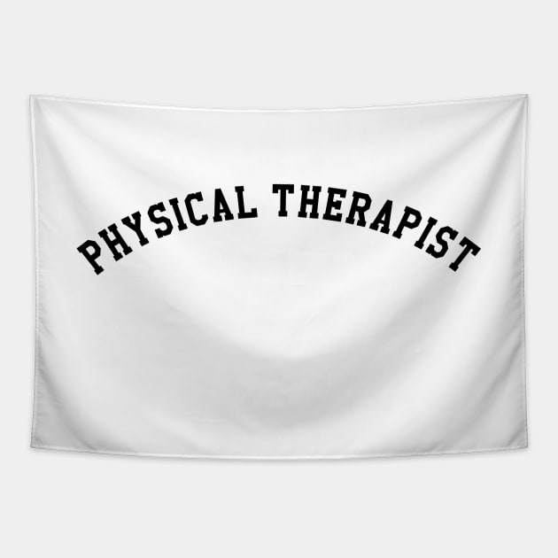 Physical Therapist Tapestry by KC Happy Shop