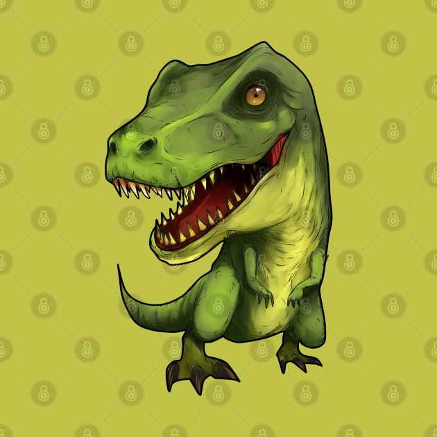 Tyo the Tyranosaurus by URBAN SCARY