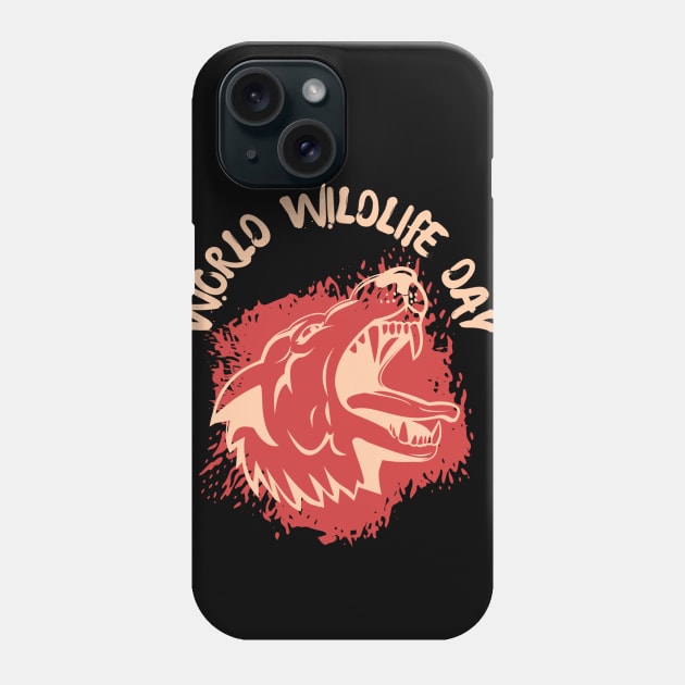 World Wildlife day Phone Case by madihaagill@gmail.com