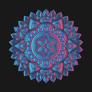 Blue Mandala T-Shirt