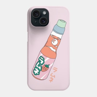 Kawaii Strawberry Soda Drink Phone Case