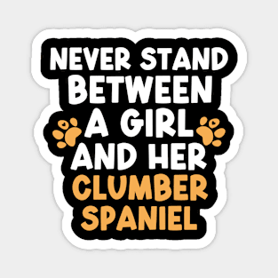 Clumber Spaniel Girl Magnet