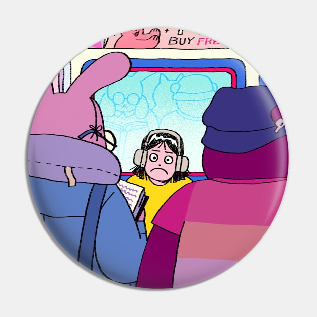 Subway Time Pin by LillianXie