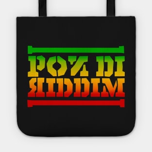 Pon Di Riddim Rasta Colors Reggae Tote