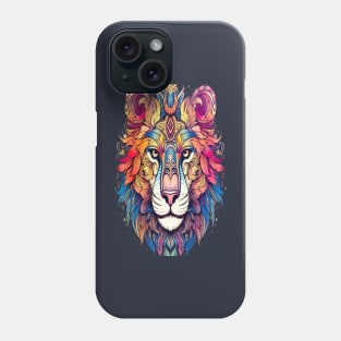 Lion Mandala Animal Ilustration Phone Case