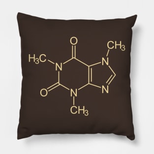 Caffeine Molecule Pillow