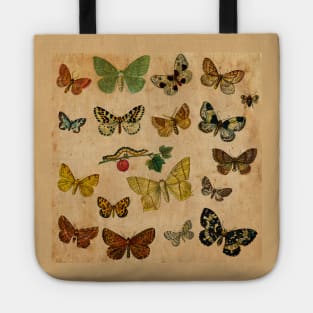 Butterflies Gold Tote