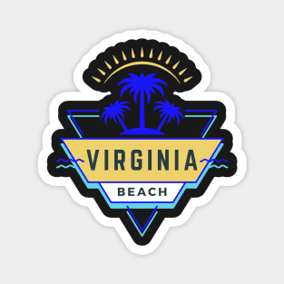 Virginia beach Vibes 80's 90's Magnet