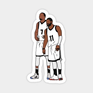 Kyrie And KD Nets Magnet