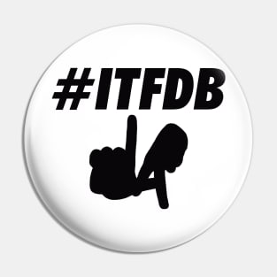 ITFDB LA Hands, Black Pin