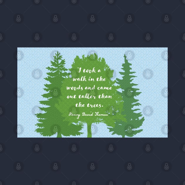 Walk in the Woods, Thoreau by candhdesigns