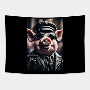 Funny pig Tapestry