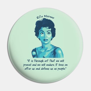 Rita Moreno Portrait Pin