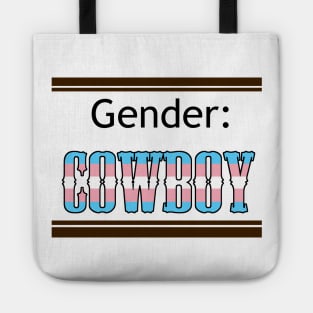 Gender: COWBOY - Trans Colors Tote