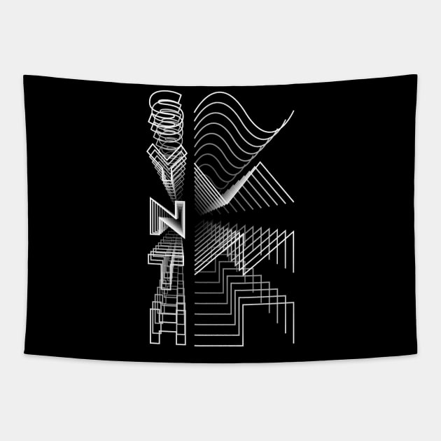Synth Waveform Audio Analog Design Modular Gift Tapestry by star trek fanart and more