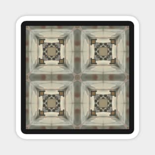 Tile Inspired Pattern Magnet