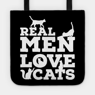 Real Men Love Cats - Funny Custom Graphic Tote