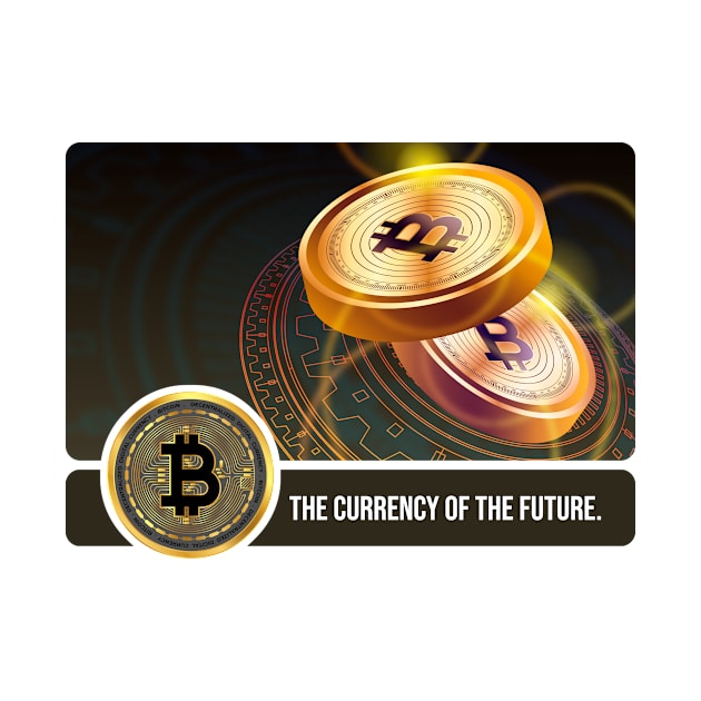 Bitcoin Coins by CryptoTextile