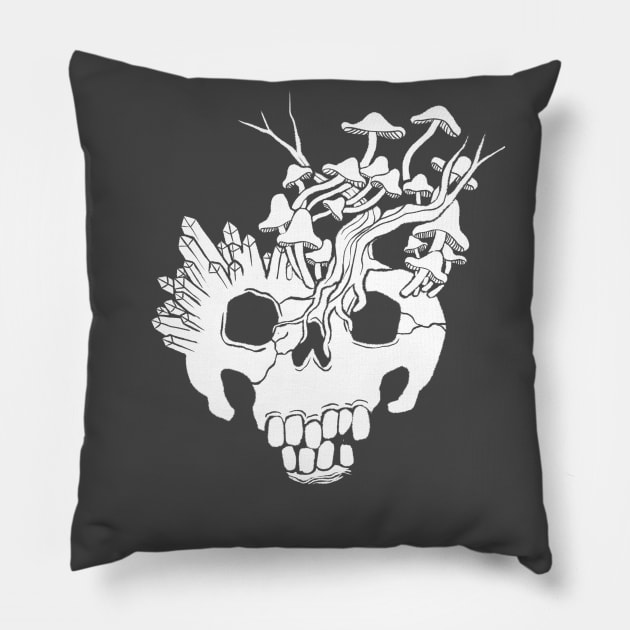 Sticks & Bones & Shiny Rocks Pillow by bunsnbells