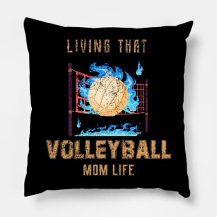 Living That Volleyball Mon Life Pillow