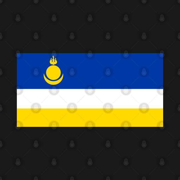 Buryatia Flag by Historia