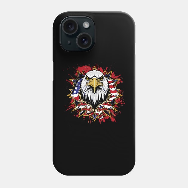 American Bald Eagle – January Phone Case by irfankokabi