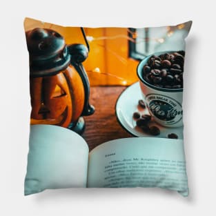 Coffee & book Pillow