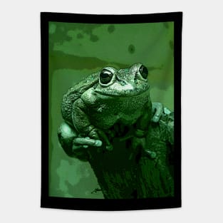 Little Green Frog Tapestry