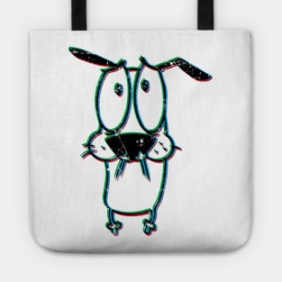 Courage the dog Tote