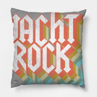 Vintage Fade Yacht Rock Party Boat Drinking print Pillow