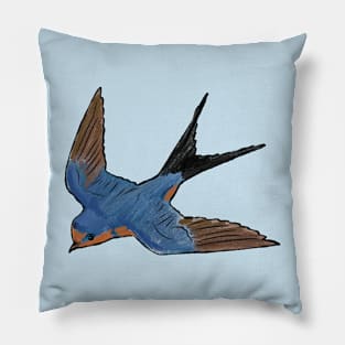 Barn Swallow Pillow