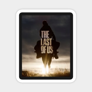 The Last of us Pedro Pascal and Bella Ramsey HBO Print Magnet